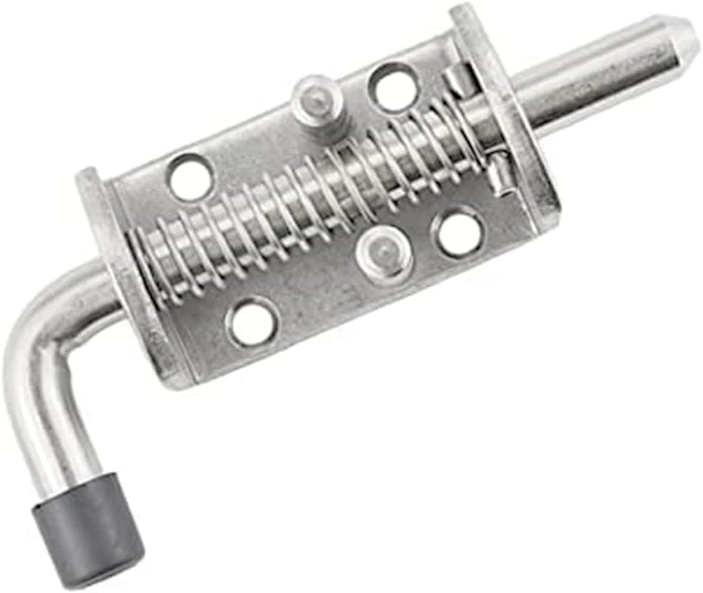 Heavy Duty 304 Stainless Steel Spring Pin Latch Lock Assembly for Doors Cabinets and Utility Trailer Gate -136mm/155mm/165mm (1 pcs) (12X135)