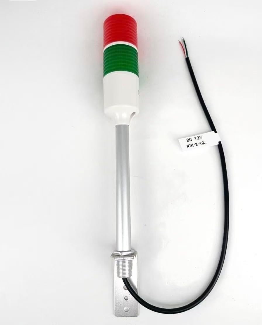 12V DC LED Warning Lights Multi-Layer Industrial Signal Light Alarm Lights Machine Equipment Indicator Lamp (2-Layer)