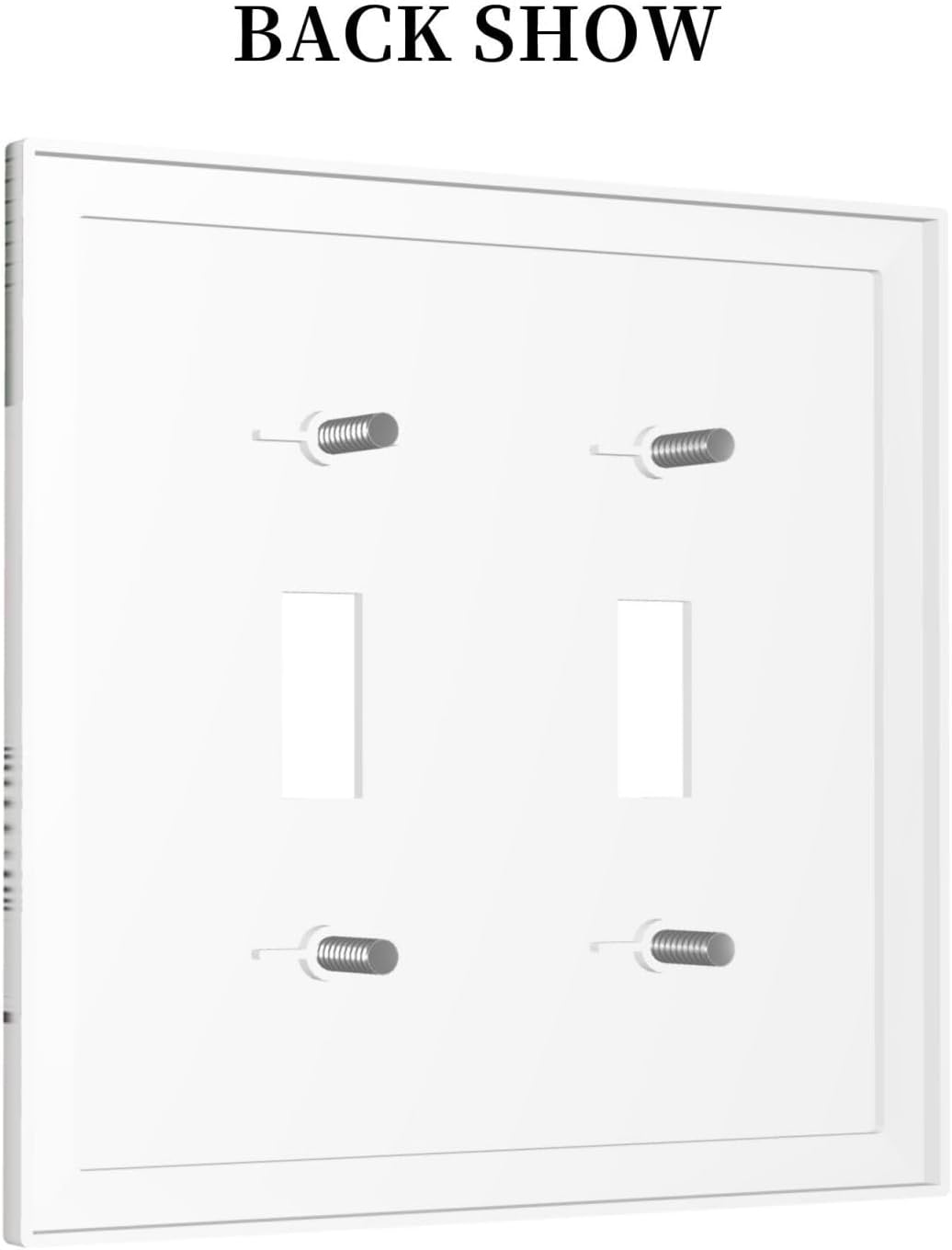 Decorative Switch Plates Sage Green Boho Nature Art Minimalist Geometric Plant 2 Gang Double Toggle Outlet Light Switch Cover Wall Plate Electrical Faceplate for Bedroom living Room Decor