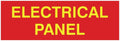 All Quality Basic Electrical Panel Sign - Fire Regulation Safety Compliance Sign - Red/Yellow - Medium (1 Pack)