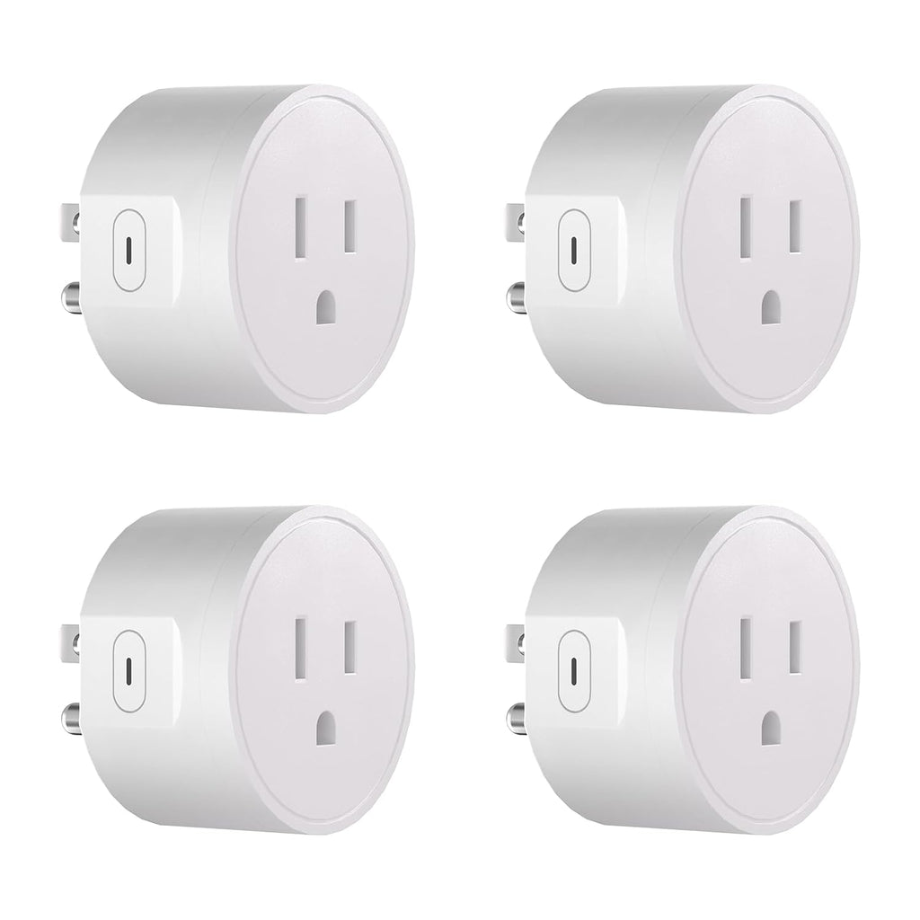 SONOFF S41sTPB Matter Smart Plug, 15A 1800W Max, Remote & Voice Control via Alexa/Google Home, ETL Certified, Timer Outlet, Compatible with SmartThings & Home Assistant (4-Pack)