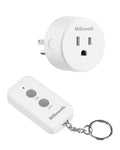 Remote Control Outlet Plug, WILAWELS Wireless Remote On Off Switch for Outlet, Remote Light Switch for Lamp, Light, Programmable, 100ft RF Range, 15A/1875W, Battery Included, FCC Listed W11RC1106