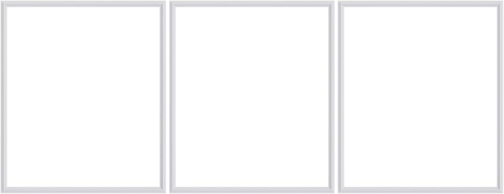 3 PCS Premade Wainscoting Panels Peel and Stick Accent Wall Panels for Interior Wall Decor Easy DIY Build and Batten Chair Rail & Picture Frame Door Decor(24 x 28 in)