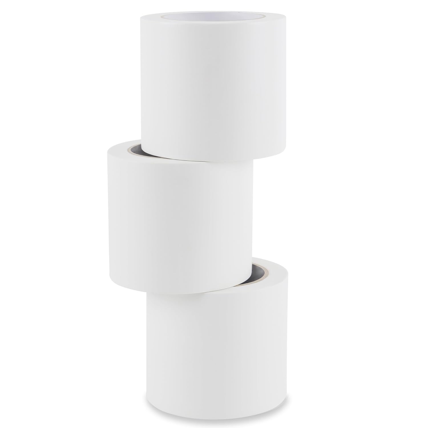 Lichamp 3 Rolls Vinyl Tape, Premium Safety Marking and Traffic Floor Marking Tape, Bundling, Social Distancing, 4 Inch x 36 Yards per Roll, 108 Total Yards, White