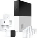 Abode 8 Piece Wireless Smart Security System - Works with Apple HomeKit, Z-Wave and Zigbee Devices - Expandable to Protect Your Whole Home - Easy DIY Installation - Optional Professional Monitoring