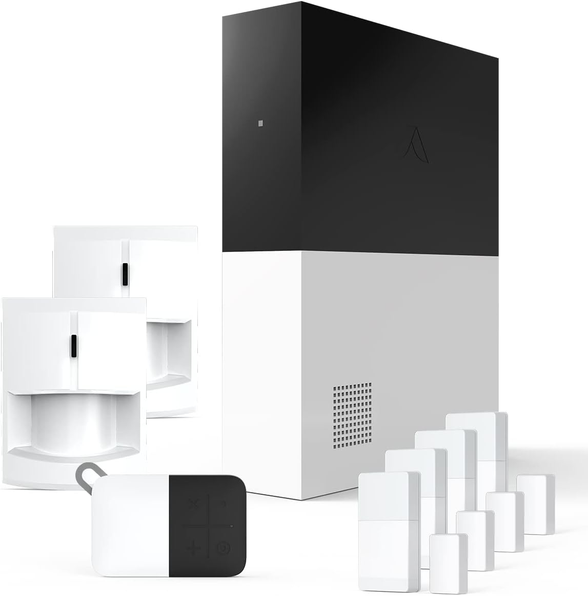 Abode 8 Piece Wireless Smart Security System - Works with Apple HomeKit, Z-Wave and Zigbee Devices - Expandable to Protect Your Whole Home - Easy DIY Installation - Optional Professional Monitoring