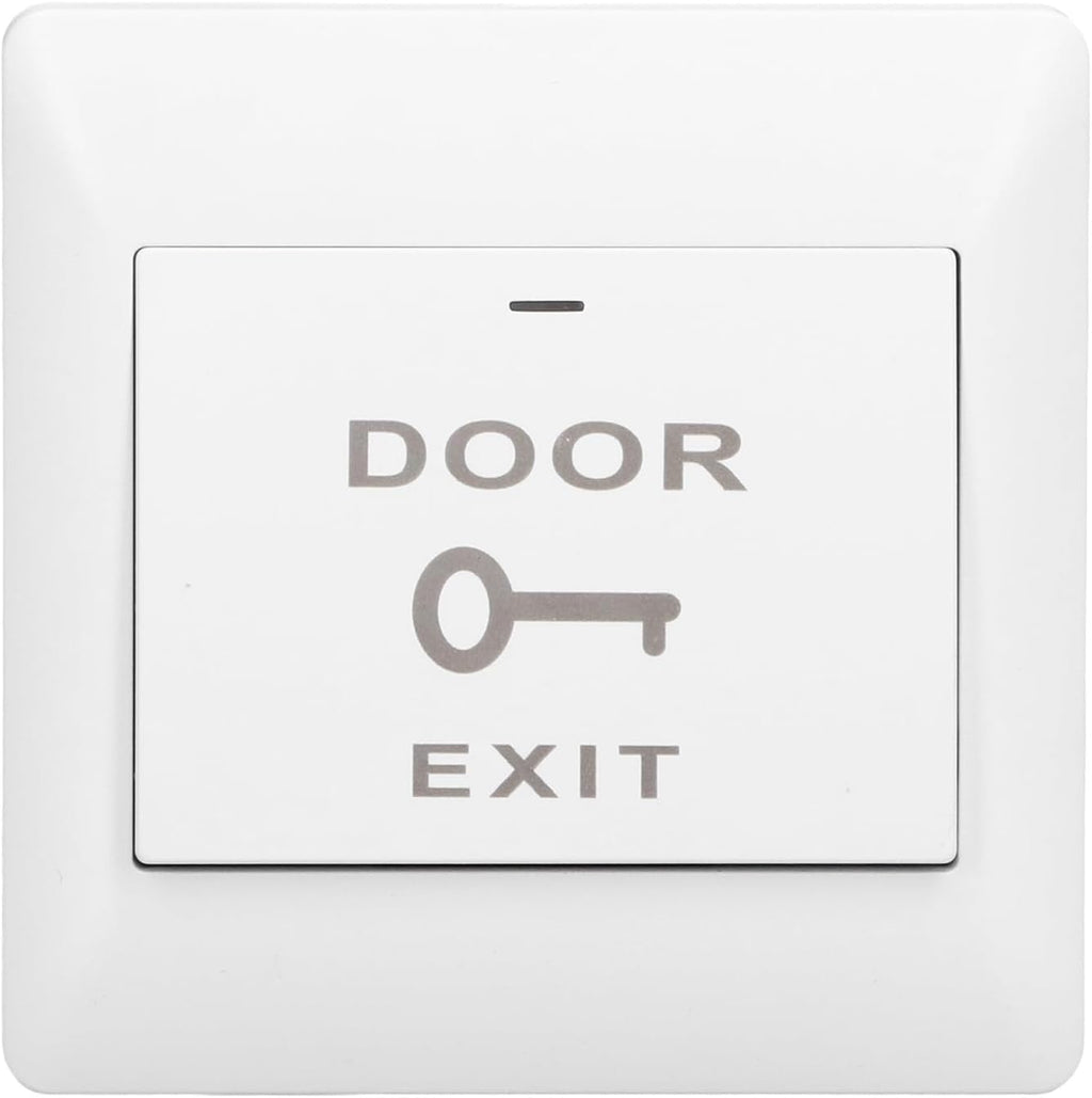 Push Button Door Release, Smart Door Switch Panel Push to Exit Button Release No or Com Switch Panel Auto Reset Wifi App Remote Voice Control