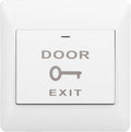 Push Button Door Release, Smart Door Switch Panel Push to Exit Button Release No or Com Switch Panel Auto Reset Wifi App Remote Voice Control