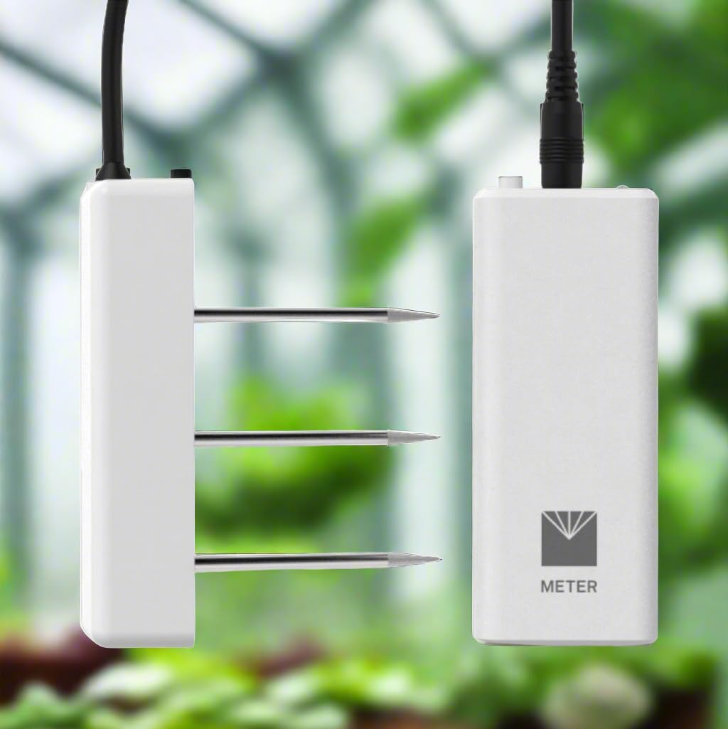 Digital Soil Moisture & EC Meter – Aroya Solus 3-in-1 Analyzer with TEROS 12 Sensor Bundled with Bluetooth and App Control for Growers Who Measure What Matters