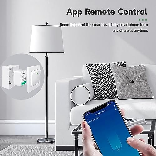 ZigBee3.0 Smart Switch Mini Relay Switch, ZigBee Smart Light Switch Need Zigbee Hub Work with Tuya Smart Life APP Smart Button Scene Remote for Tuya Smart Home Devices (2)