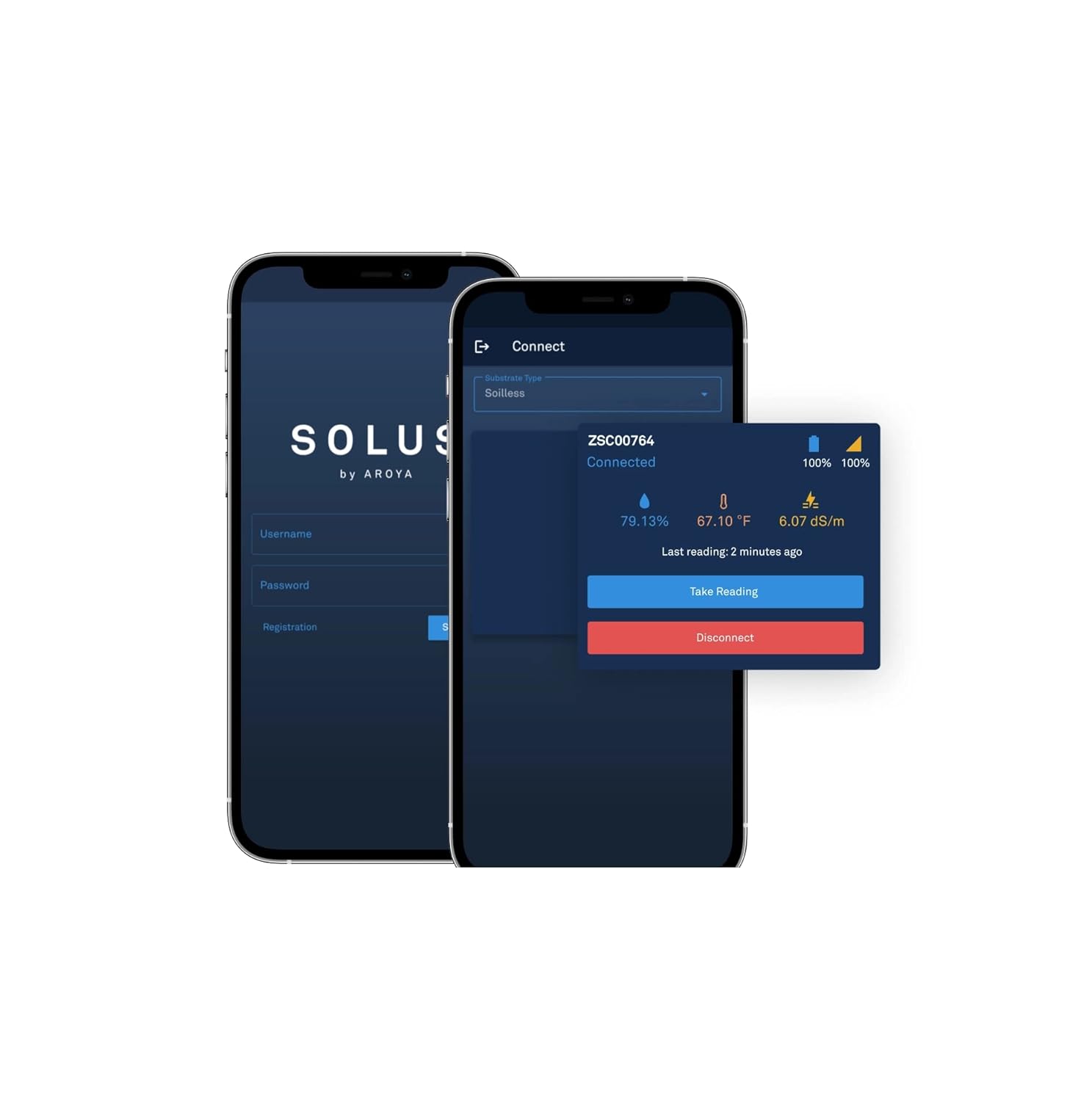 Digital Soil Moisture & EC Meter – Aroya Solus 3-in-1 Analyzer with TEROS 12 Sensor Bundled with Bluetooth and App Control for Growers Who Measure What Matters