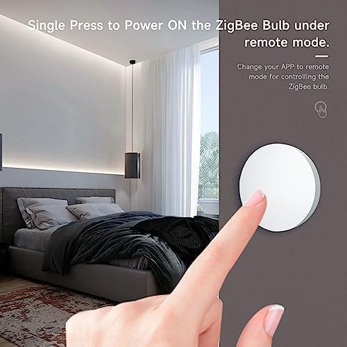 ZigBee3.0 Smart Remote Button Tuya Scene Remote, Need Zigbee Hub, Smart Switch ZigBee Remote Work with Tuya Smart Life APP (4)