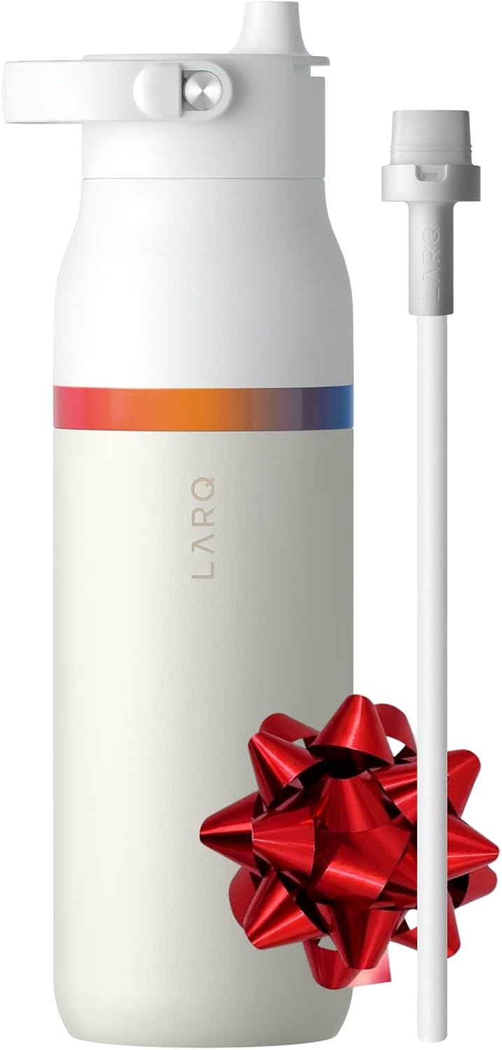 LARQ Bottle Swig Top Amber Vittoria 23 Oz, Granite White