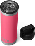 YETI Rambler 18 oz Bottle, Leakproof, Vacuum Insulated, Stainless Steel with Chug Cap, Tropical Pink