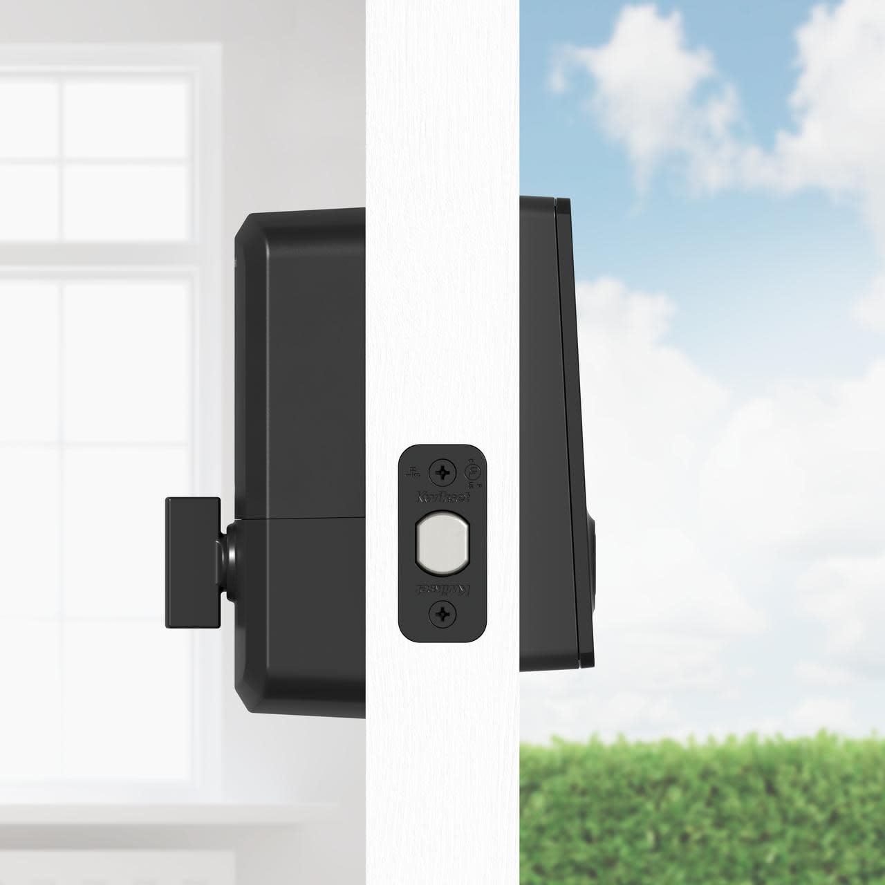 Kwikset Halo Select Smart Lock Keyless Entry Door Lock Wi-Fi and Matter Enabled Deadbolt No Hub Needed, Geofence Auto-Unlock, Grade AAA Certified, Easy Install, Matte Black Lifetime Finish Warranty