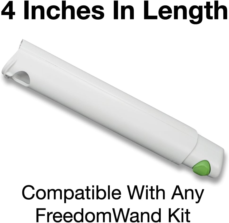 FreedomWand Toilet Aid Extension - 4" Extra Extension Piece for Improved Reach & Mobility - Durable, Lightweight & Easy to Use - Adjustable Attachment for Personalized Comfort & Proper Movement