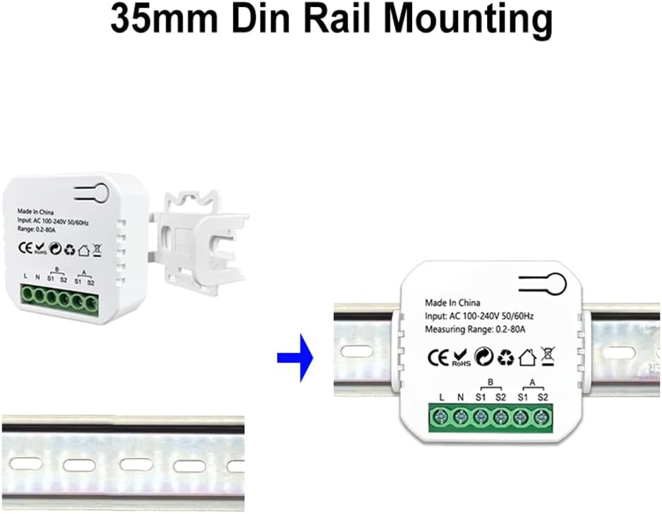 WiFi Intelligent Energy Meter Solar PV System Power Production Consumption Bidirectional Monitoring Meter Mobilephone APP Control Power Monitor with CT