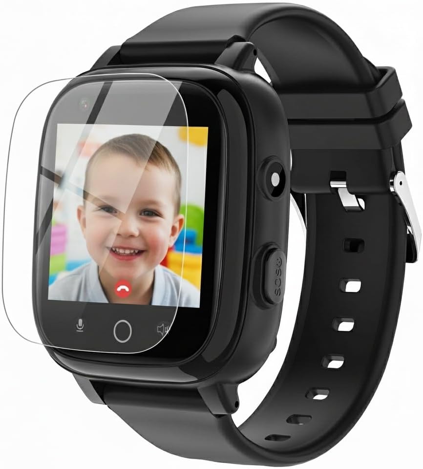 cjc 4G Smart Watch for Kids - Includes 2 Way Call, SOS Alerts, Parental Controls, Games, Camera, Alarm, Music Children's Smart Watch Gift
