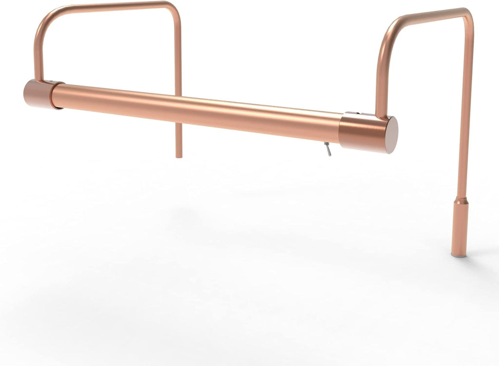 Cocoweb 12 Inch Tru-Slim Copper Picture Light - LED, 2700K, Adjustable Arm, Plug-in, Toggle Switch, Sleek and Compact Design