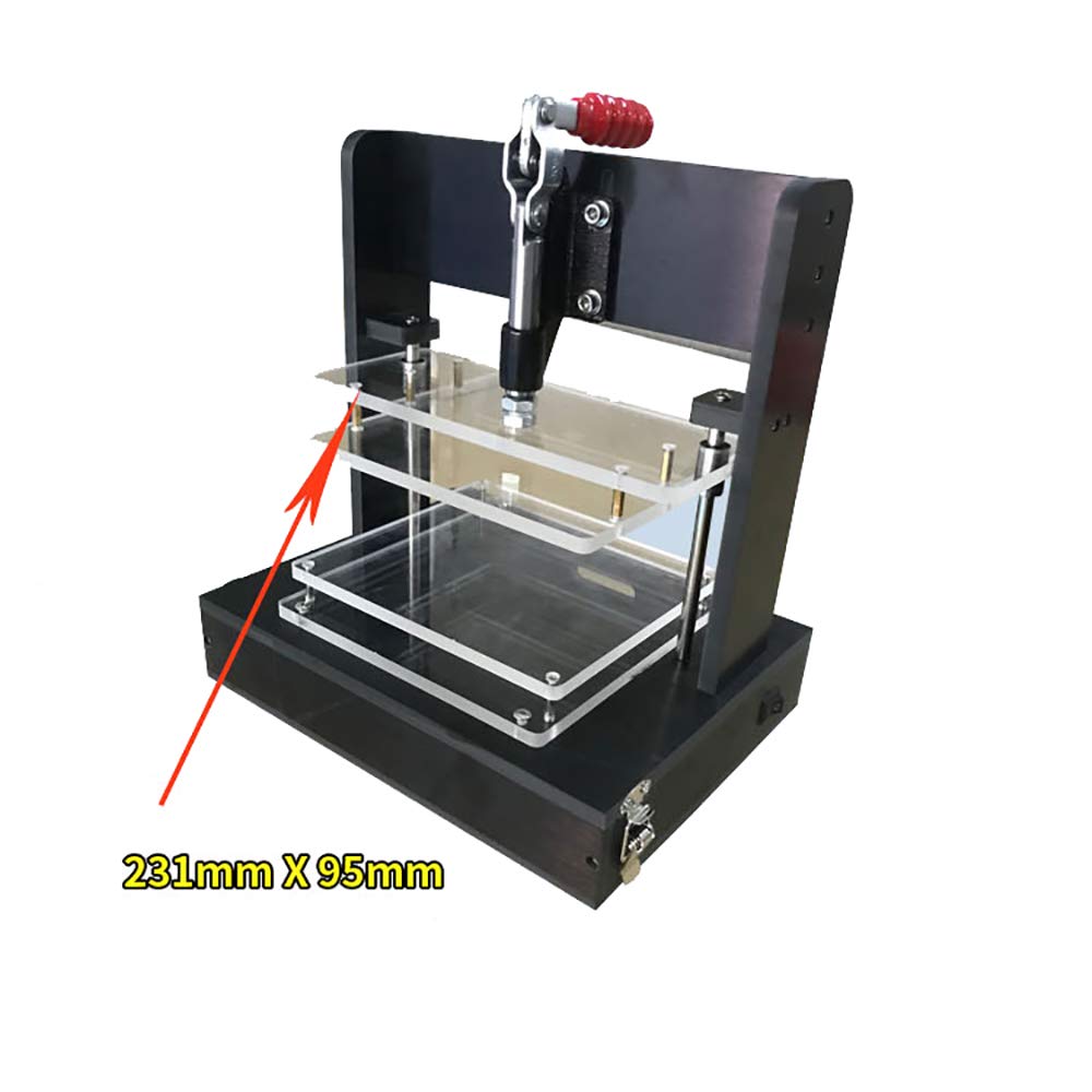 Universal PCB Test Stand, PCBA Test Rack Embryo Frame DIY Circuit Board Fixture Testing Jig 180x160MM with 4 Acrylic Board