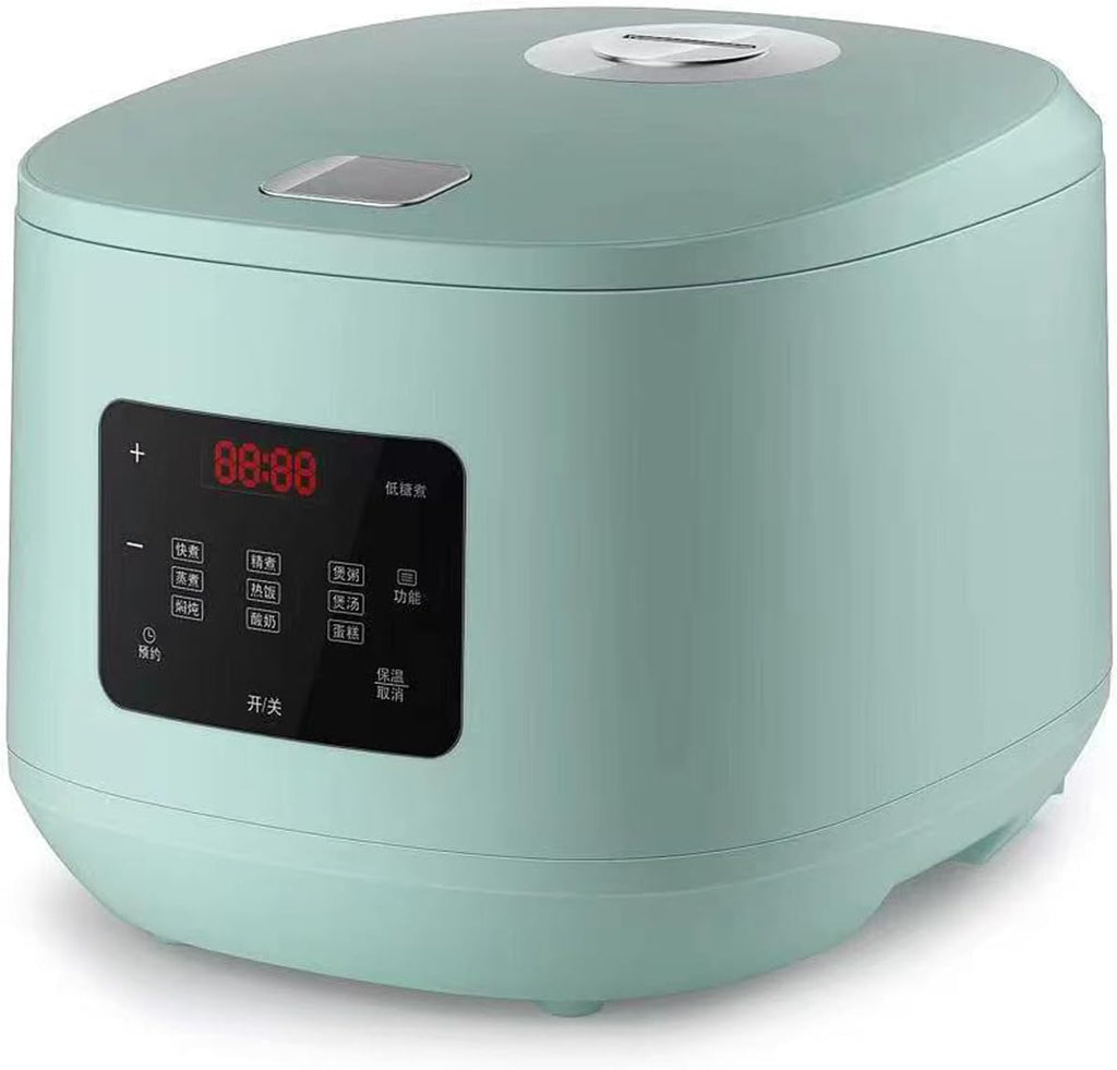 Rice Cooker, Household Small Mini 5L Portable Non-Stick Travel Smart Control Multifunctional Cooker