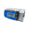 2 Inch Water Flow Meter,15.8-132 GPM Aluminum Alloy Turbine Flow Meter QTS, PTS, L, GAL, m3