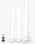 Under Cabinet Lighting Wireless with Remote, Rechargeable Under Cabinet Lights with Charging Station, 14 Inch Motion Sensor Light Indoor, 3 Color Temps & Dimmable for Kitchen, Closet, Hallway, 3-Pack