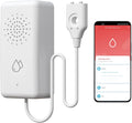 BSEED WiFi Water Leak Detector, Smart Water Sensor with Cable, 85dB Audio/App/SMS/Email Alarm, Rapid Leak Detection for Home, Kitchen, Bathroom, Basement, IP65 Waterproof, No Hub Required,1 Pack