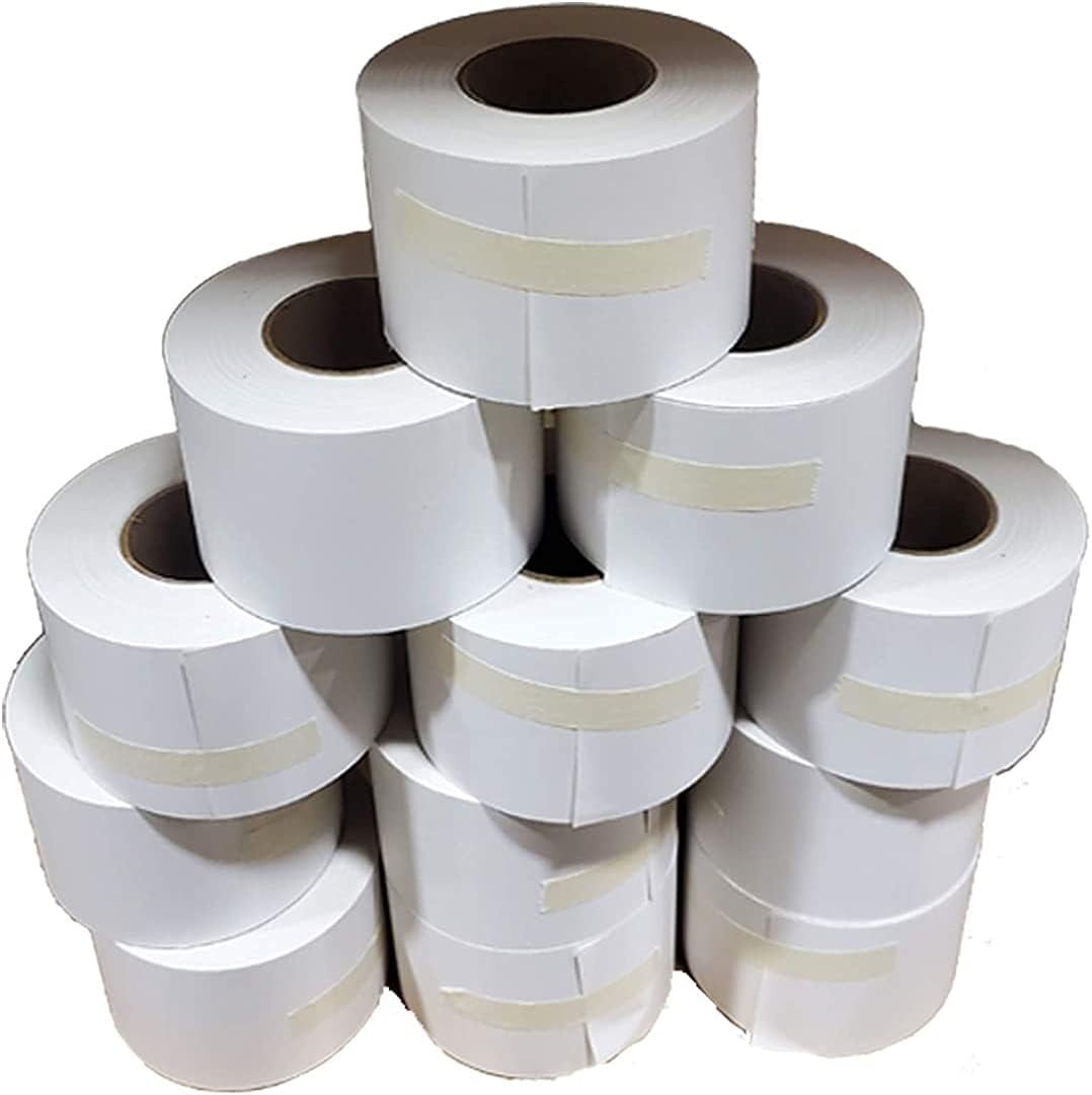 VisionTechShop LST-8051 Printing Scale Label, 58 mm x 100' Continuous Strip, Blank 100' Per Roll, 12 Rolls Per Case.