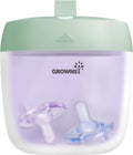 GROWNSY Pacifier Sanitizer Portable, UV Light Sanitizer on The Go, USB Charging Sanitizer Case, Mini Pacifier Sanitizer 99.99% Cleaned in 59 Seconds (Green)