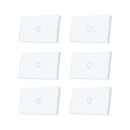 WiFi Smart Light Switch 118X72X34MM Need Neutral Wire,2.4GHz Wi-Fi Touch Switch,Work with Smart Life/Tuya App, Compatible with Alexa and Google Home, White 1 Gang