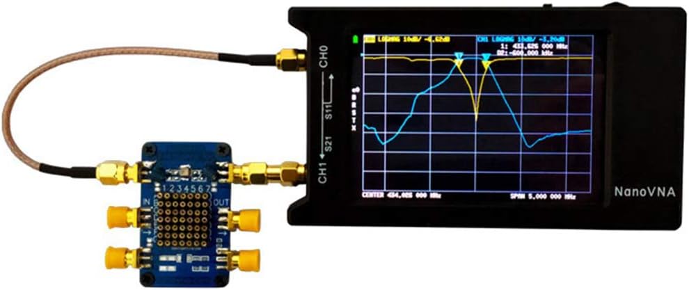 Precision NanoVNA Test Board Kit Analyzer Test Board VNA Demo Set Measurement DIP Parts Device Tool for Makita
