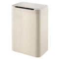 ELPHECO Stainless Steel Office Trash Can Motion Sensor Garbage Can Touchless Smart Trash Can Automatic Waste Bin for Kitchen, Office, Bathroom (Cream Beige, 5.5 Gallons)