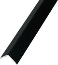OUZUGIE 8-Pack 57 Inches, WPC Slat Wall Panel Trim,Corner Guard for High Grille (Black)