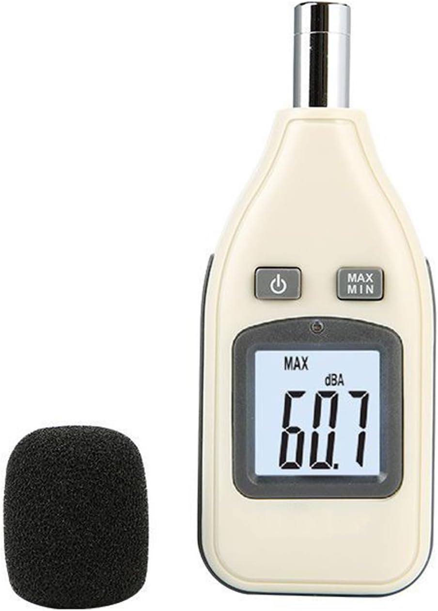 Digital Decibel Meter Sound Levels Reader Sound Meter for Accurate Noise Measurement in Homes Office Construction site