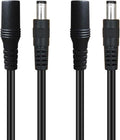 SIOCEN 2-Pack 3ft DC Extension Cable 5.5mm x 2.1mm Male to Female Power Cord for CCTV Security Surveillance Indoor IP Camera Dvr Standalone LED Strip,Car,12v DC Power Supply Plug Adapter