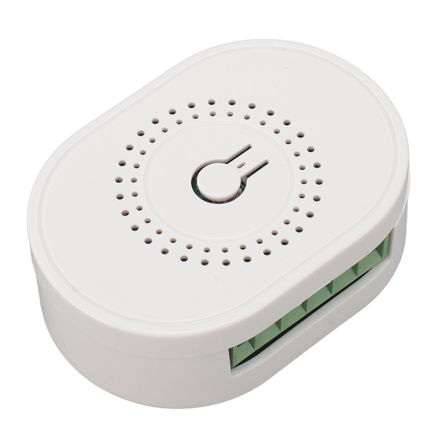 Compact Smart WiFi Switch Timer Voice Control Home Automation Module for Smart Life App for Peace of Mind White 100-240V (W1)