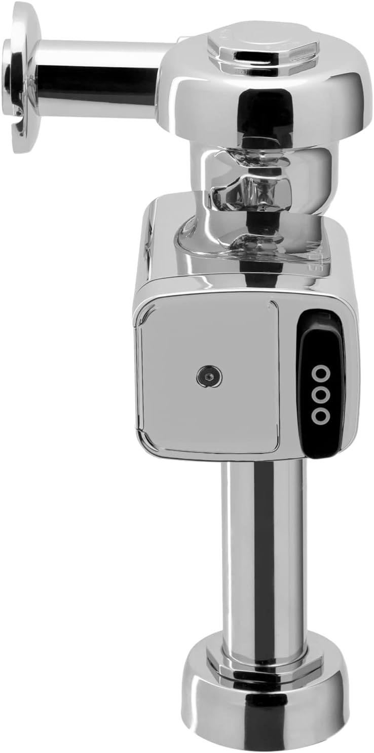 Sloan Regal 111 SFSM Exposed Sensor Water Closet Flushometer, 1.6 GPF Flush Valve - Infrared Sensor w/True Mechanical Override, Single Flush, Fixture Connection Top Spud, Battery Powered, 3980095