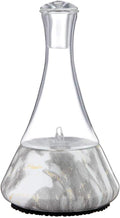 Opulence - Nebulizing Diffuser for Essential Oil/Aromatherapy with Ceramic Base and Touch Sensor Light Switch - Premium Home & Professional Use - No Heat, No Water, No Plastic … (Grey Marble)