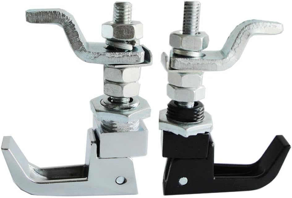 4PCS Lift and Turn Latches and Compression Latch, Adjustable Grip Handle Rotation 360 Black