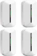 Jemay Plug in Carbon Monoxide Detector, Portable CO Detector with Battery Backup,10-Year CO Alarm with Test Mode/Temporary Muting Facility, LCD Numerical Display, 4 Packs