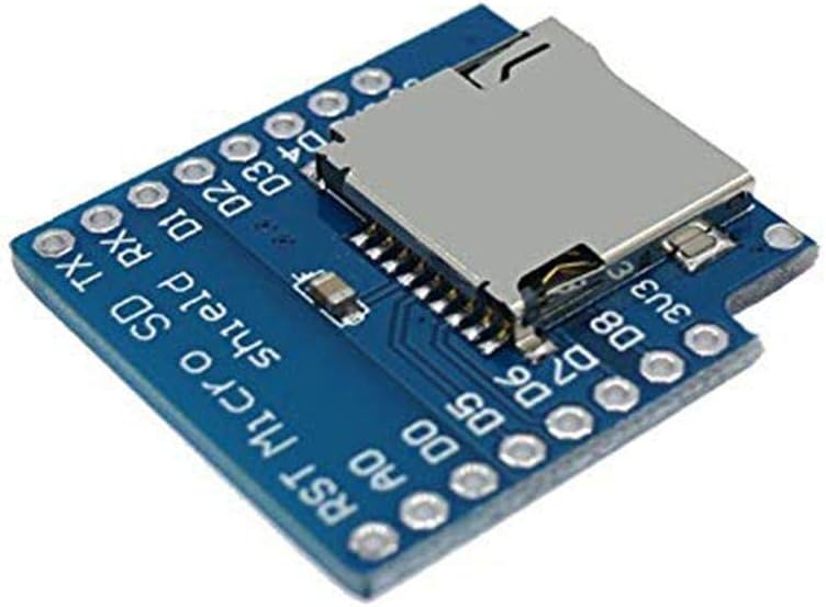 DAOKI 5Pcs TF Micro SD Card Module Memory Shield Module Micro SD Storage Expansion Board Mini Micro SD TF Card with Pins for Arduino ARM AVR with Dupont Wire