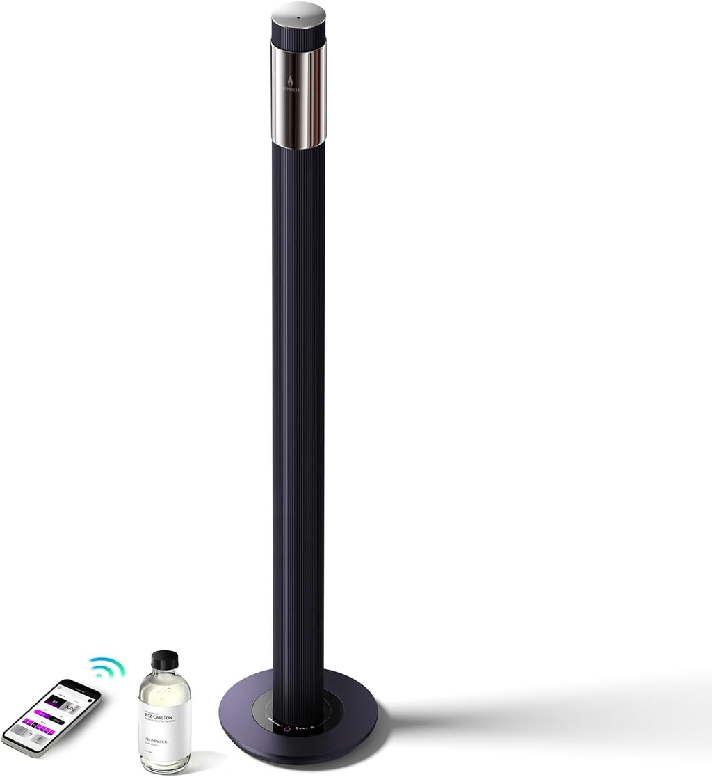 40-inch Large Waterless Essential Oil Diffuser, Luxury Hotel Scent Diffuser, Included 120ml Fragrance Oils, App Control,Scent Machine for Home,2000Sq.Ft Coverage, for Home, Office,Hotel,Spa,Deep Blue