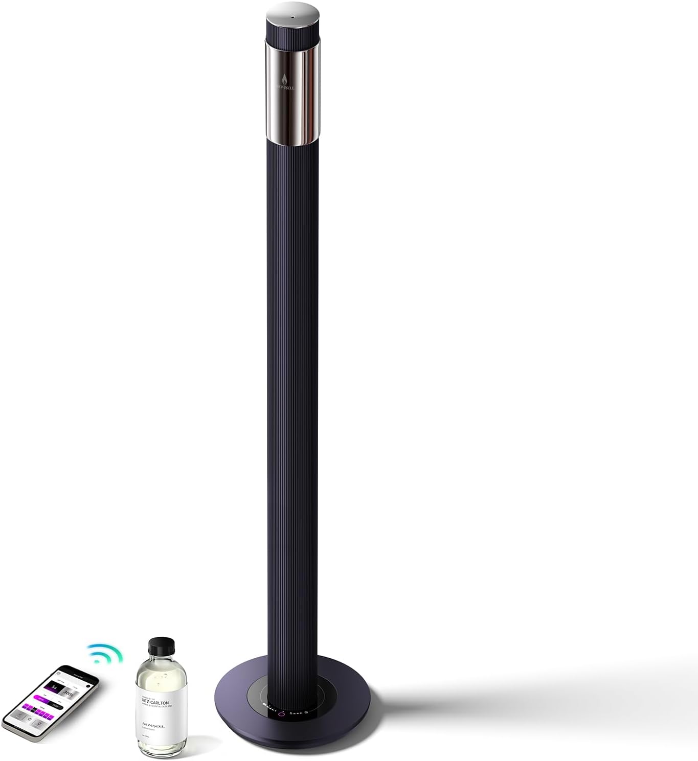 40-inch Large Waterless Essential Oil Diffuser, Luxury Hotel Scent Diffuser, Included 120ml Fragrance Oils, App Control,Scent Machine for Home,2000Sq.Ft Coverage, for Home, Office,Hotel,Spa,Deep Blue