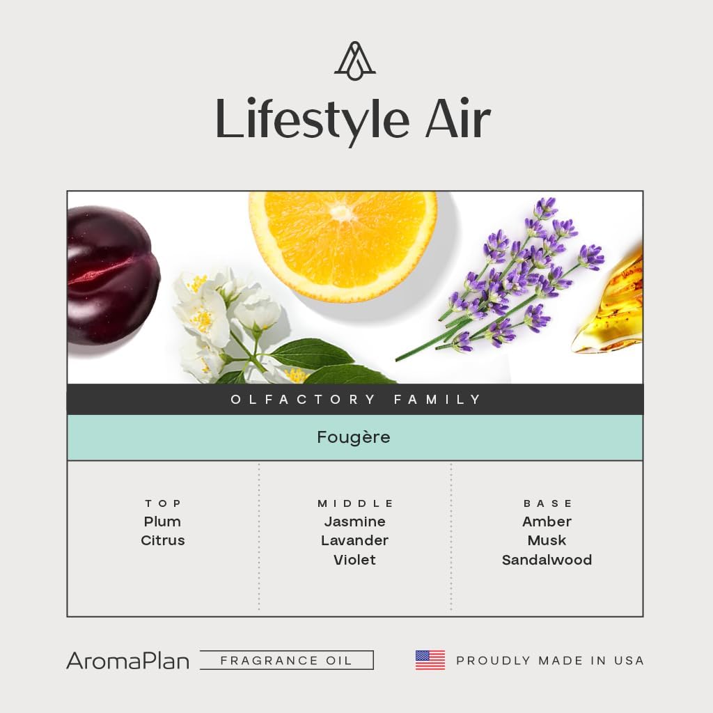 AromaPlan Hotel Scents Lifestyle Air 16 Fl Oz (473ml), Home Luxury Aroma & Hotel Diffuser Oil- Hotel Diffuser Oil for Aromatherapy- USA Made, Bigger Bottle, Bolder Aroma & Longer Lasting