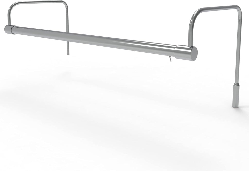 Cocoweb 21 Inch Tru-Slim Chrome Picture Light - LED, 2700K, Adjustable Arm, Plug-in, Toggle Switch, Sleek and Compact Design