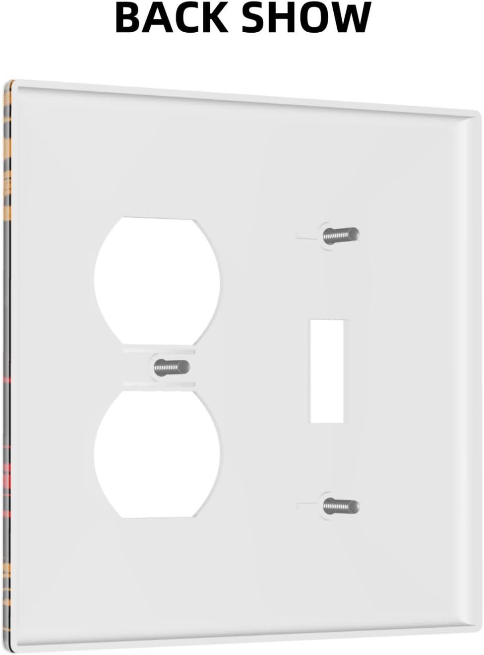 Decorative Outlet Covers Gamepad Theme Graffiti 2 Gang Wall Plate Single Toggle Duplex Light Switch Cover Switch Plate Covers Faceplate for Game Room Bedroom Home Decor