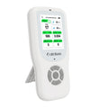 LifeBasis Air Quality Monitor Indoor, 10-in-1 Air Quality Detector with Stand, Real-Time Air Meter Test AQI, PM1.0, PM2.5, PM10, CO2, TVOC, HCHO, Particles, Temperature and Humidity with Alert -White