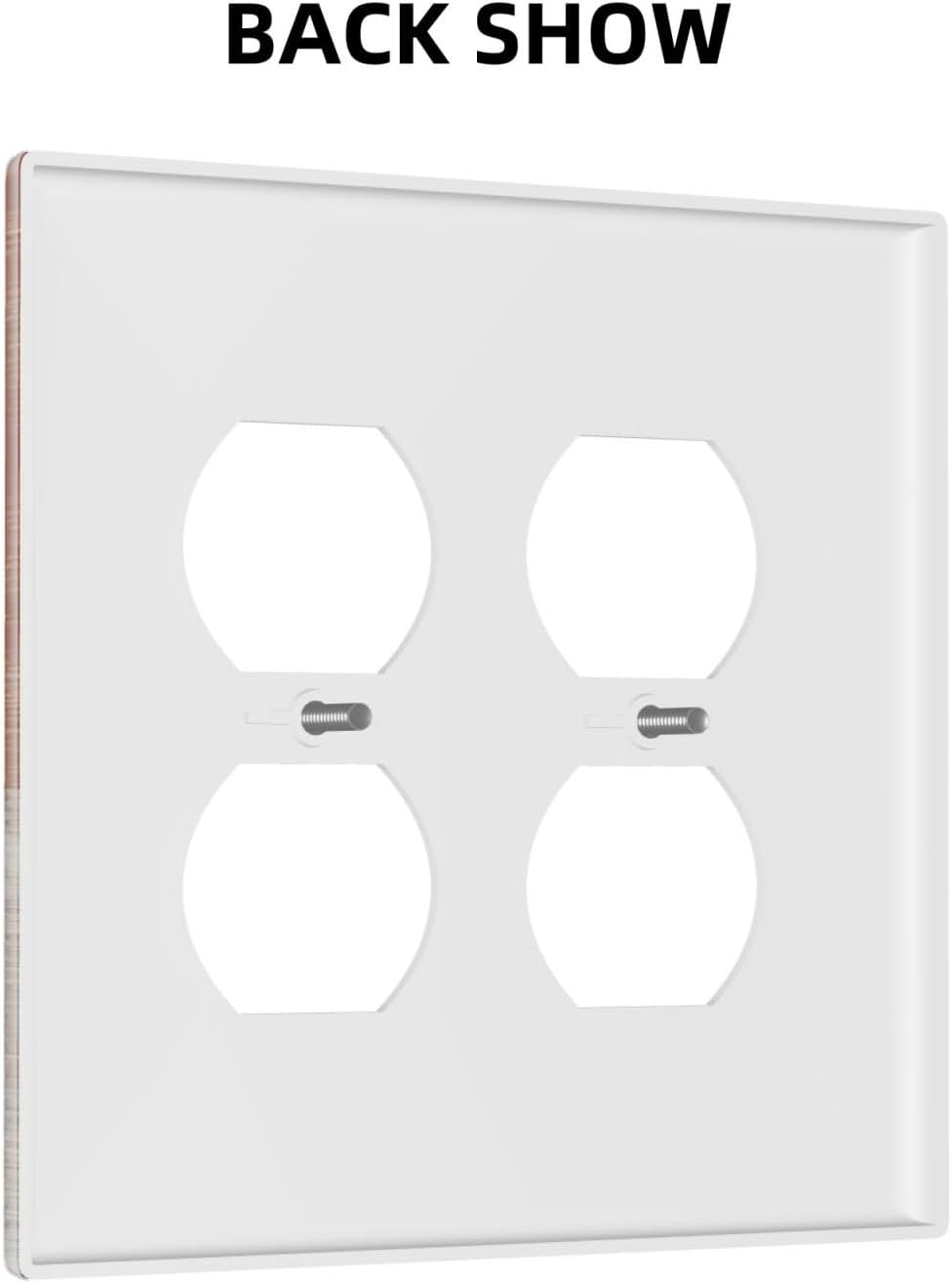 Orange Grey Abstract Art Oil Painting Outlet Covers 2 Gang Double Duplex Decorative Light Switch Covers Electrical Wallplates Socket Faceplate For Home Farmhouse Decor