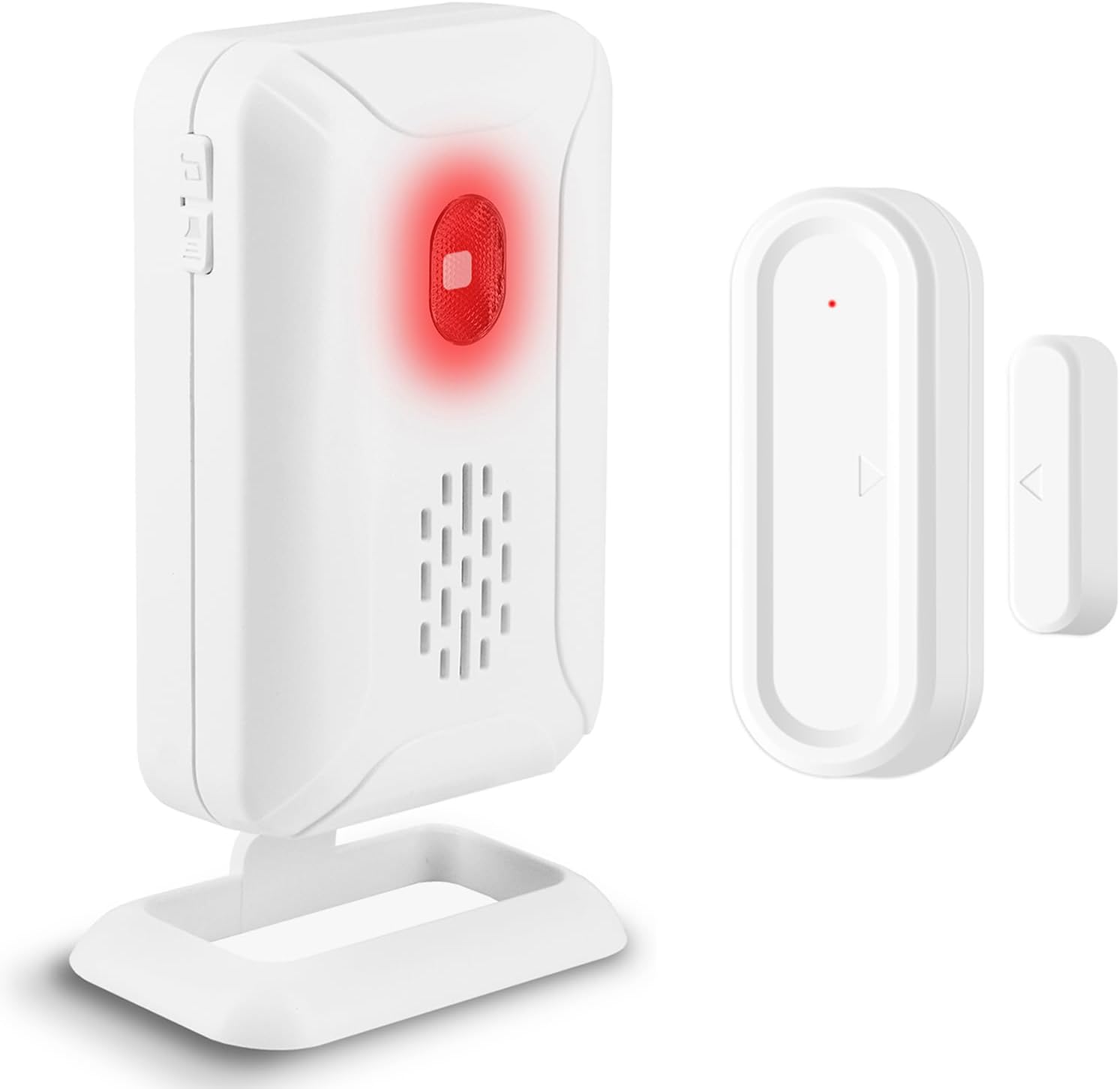 GREENCYCLE Door Chime, Wireless Door Open Chime, Door Open Contact Alarm Rechargeable, Door Sensor with Adjustable Volume, 600ft Range, 36 Chimes and Mute Mode LED Flashing, for Home/Office/Store